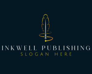 Publishing - Publishing Writer Quill logo design