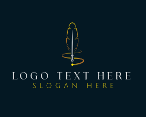 Publisher - Publishing Writer Quill logo design