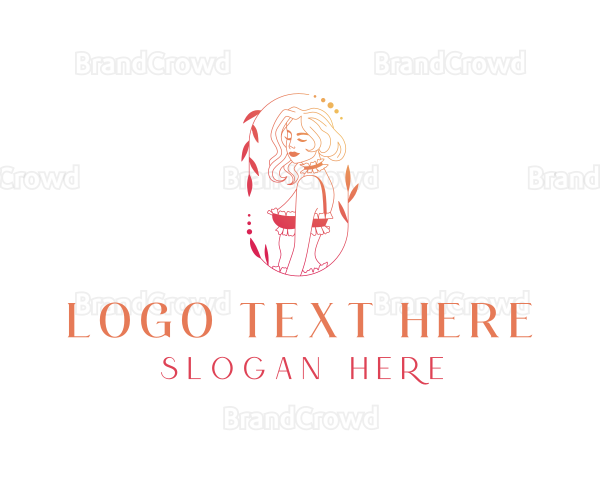 Sexy Lingerie Fashion Logo