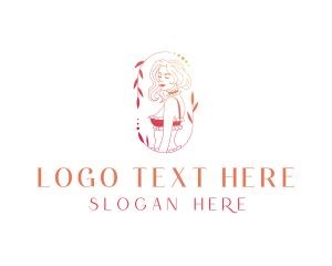 Sexy - Sexy Lingerie Fashion logo design