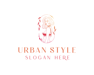 Sexy Lingerie Fashion Logo