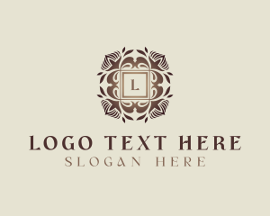 Floral Luxury Event logo design