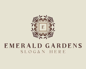 Floral Luxury Event logo design