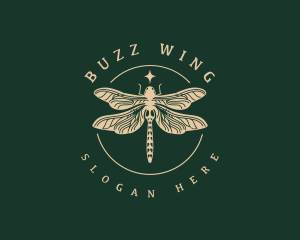 Insect Dragonfly Wings logo design