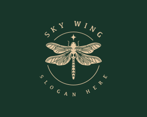 Wing - Insect Dragonfly Wings logo design