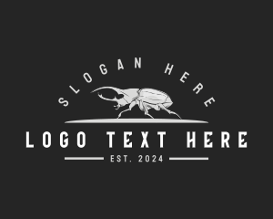 Animal - Stag Beetle Insect logo design