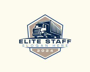 Logistics Truck Delivery Logo