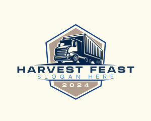 Logistics Truck Delivery Logo