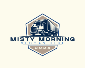 Logistics Truck Delivery Logo