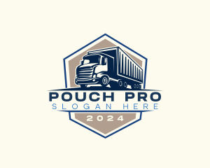 Logistics Truck Delivery Logo