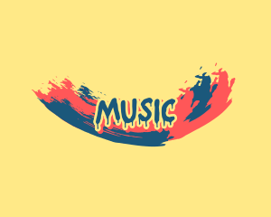 Hiphop - Creative Mural Paintbrush logo design