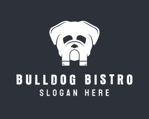 Magnet Bulldog Vet logo design