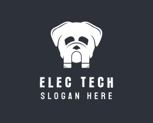 Electromagnetic - Magnet Bulldog Vet logo design