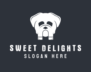 Dog - Magnet Bulldog Vet logo design
