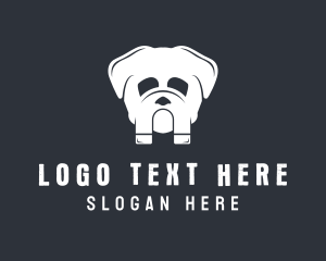 Doggy - Magnet Bulldog Vet logo design