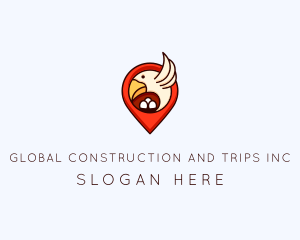 Vet - Bird Nest Location logo design