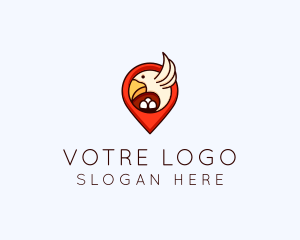 Nest - Bird Nest Location logo design