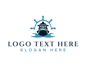 Nautical - Nautical Helm Ship logo design