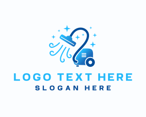 Sanitary - Vacuum Cleaning Tool logo design