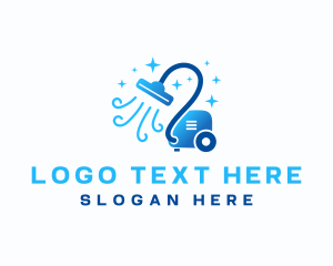 Cleaning - Vacuum Cleaning Tool logo design