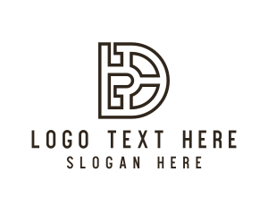 Wood Carver - Business Firm Letter D logo design