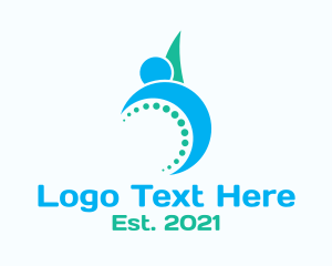 Human - Spine Body Therapy logo design