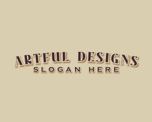 Rustic Hipster Shop logo design