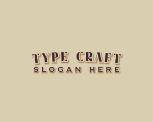 Rustic Hipster Shop logo design