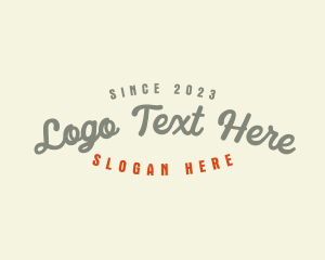 Store - Retro Hipster Brand logo design