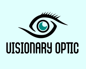 Optic - Eye CCTV Surveillance logo design