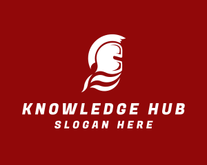 Spartan Warrior Helmet  Logo