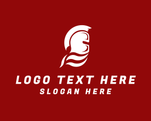 Spartan Warrior Helmet  Logo