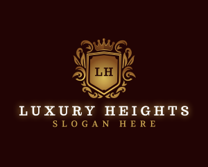 Luxury Shield Crest logo design