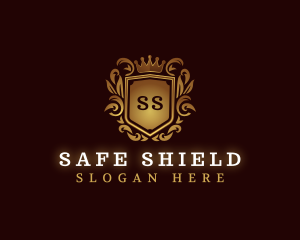 Luxury Shield Crest logo design