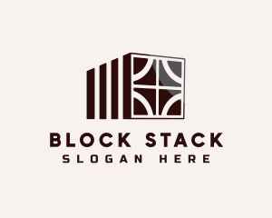 Floor Tile Stack logo design