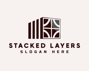 Floor Tile Stack logo design