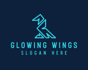 Bird Wings Beak logo design