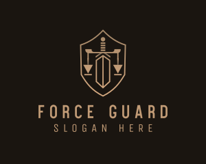 Sword Shield Law logo design