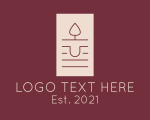 Vigil - Minimalist Scented Candle logo design