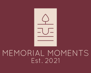 Commemoration - Minimalist Scented Candle logo design