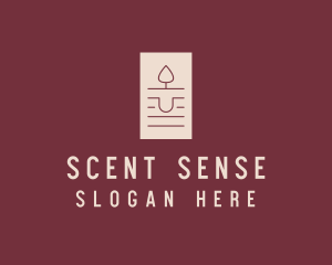 Minimalist Scented Candle logo design