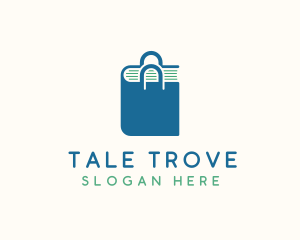 Book Shopping Bag logo design