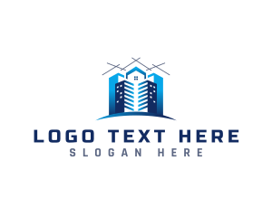 Infrastructure - Architect Industrial Contractor logo design