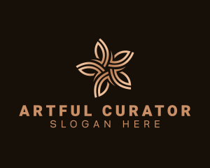 Flower Star Fashion logo design