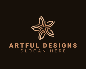 Flower Star Fashion logo design