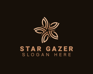 Flower Star Fashion logo design