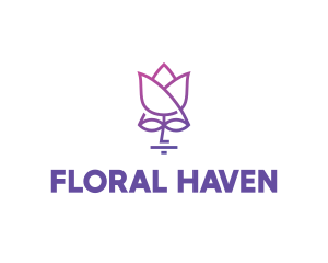 Bouquet - Flower Face Spa logo design