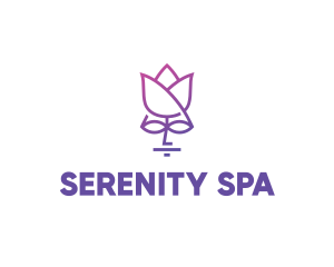 Spa - Flower Face Spa logo design