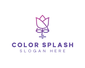 Flower Face Spa logo design