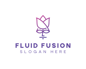 Flower Face Spa logo design